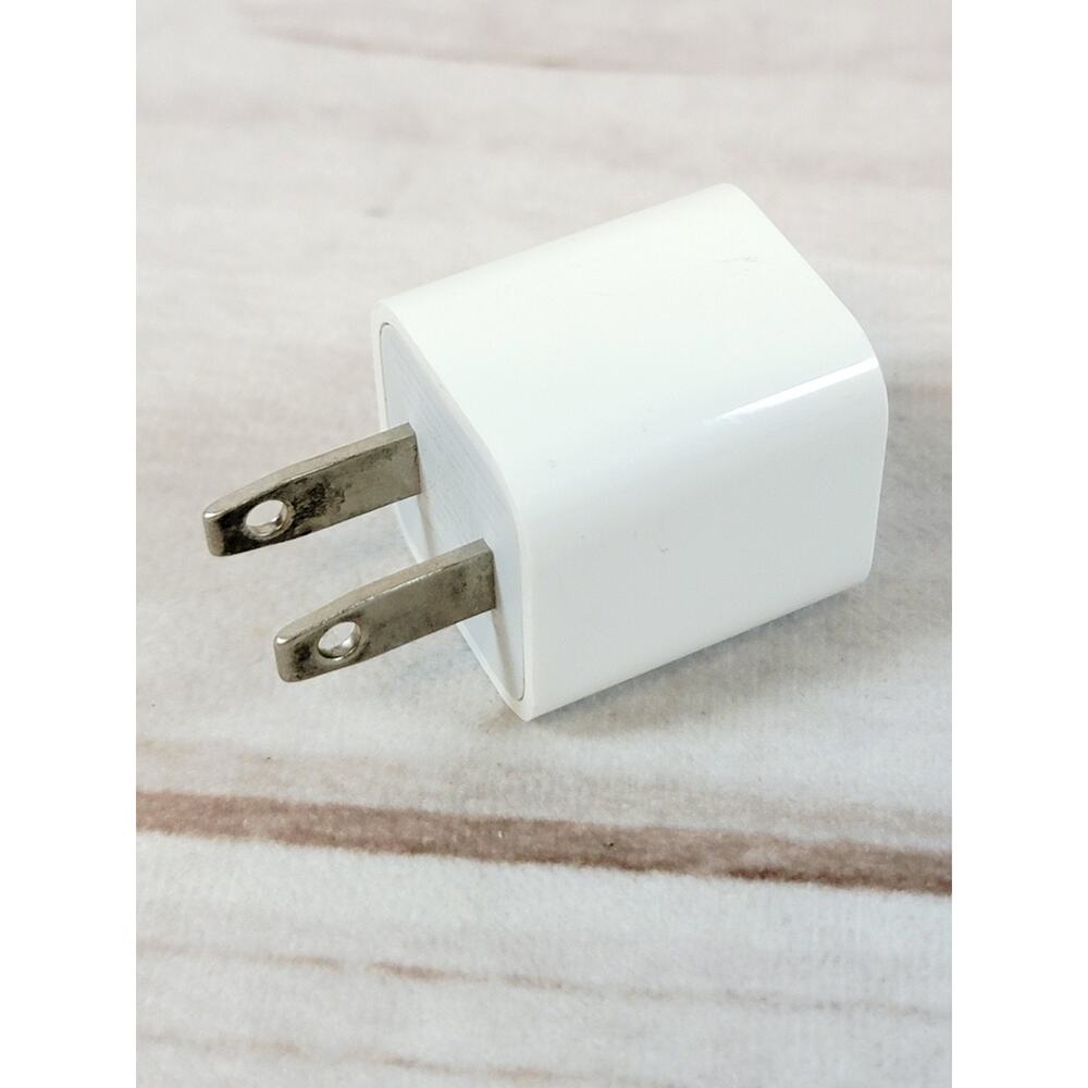 Genuine OEM APPLE A1385 5W USB Travel Power Adapter Cube Charger iPhone iPad
